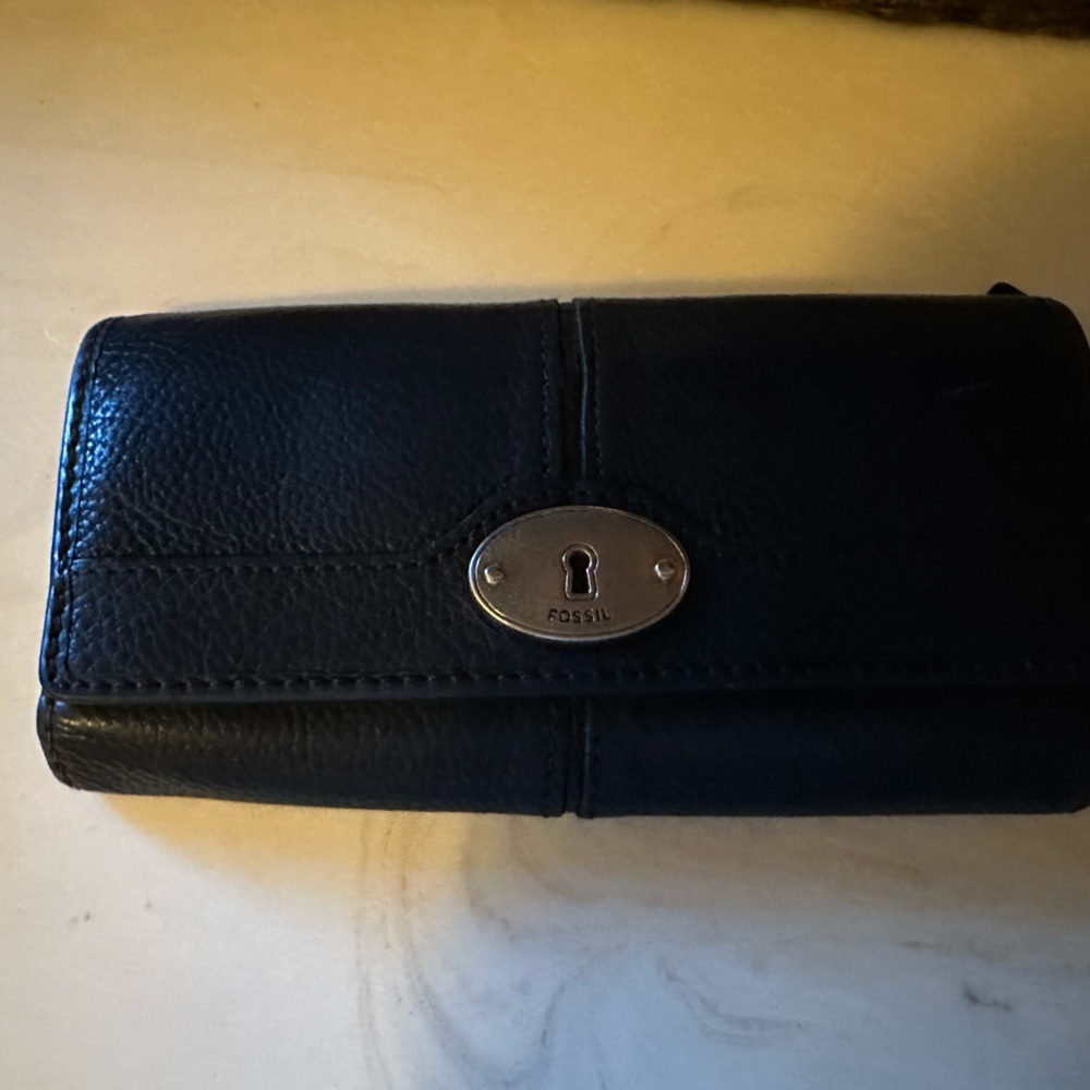 Fossil Black Leather Wallet